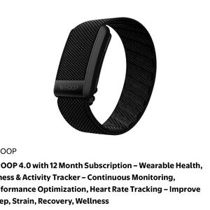 ✅Whoop Wearable Fitness Tracker 4.0-black